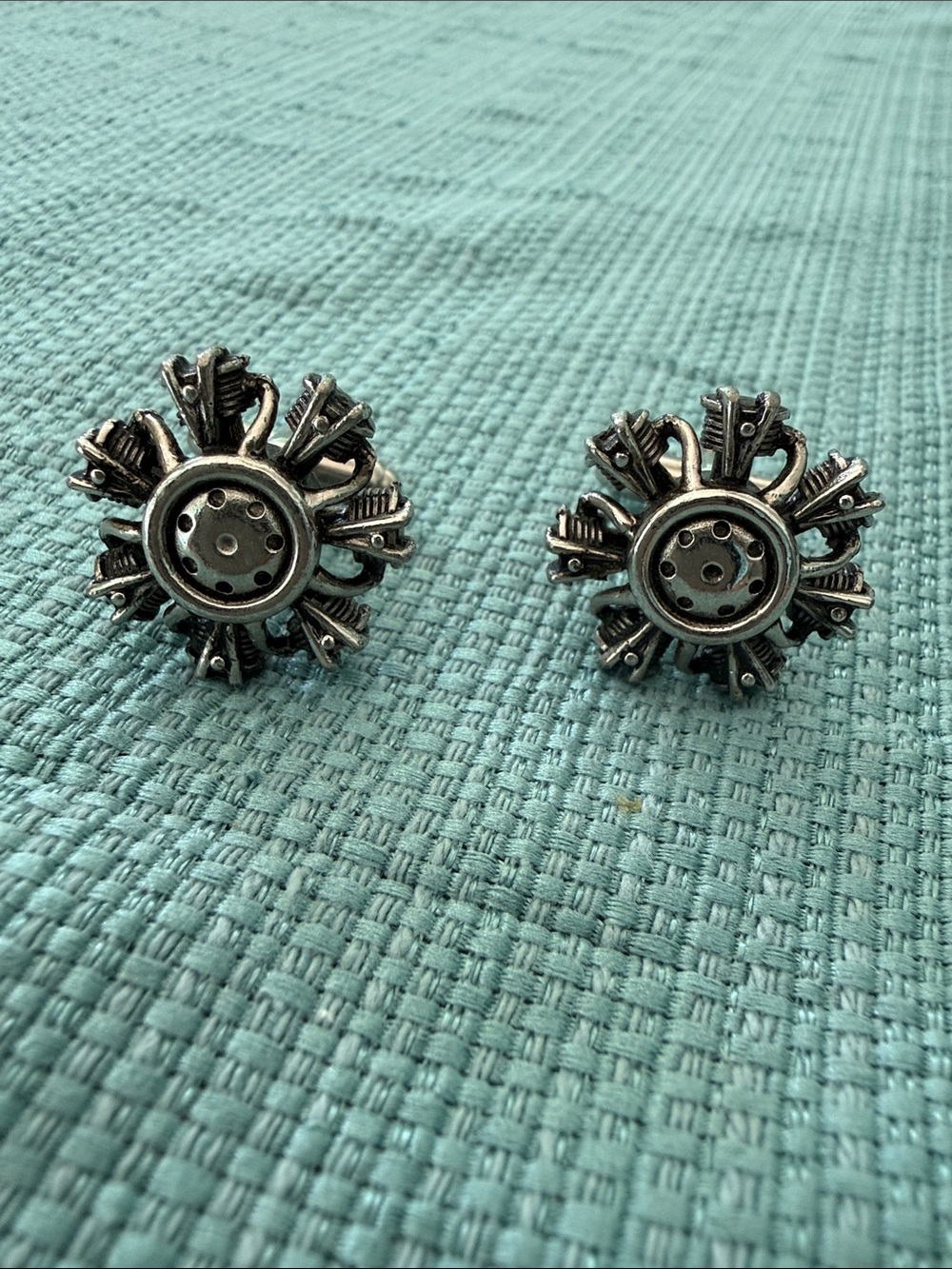 Rare 1950s Aviator Cuff Links - Vintage set